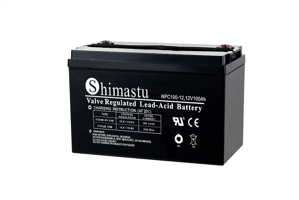 12V100Ah VRLA батерия с дълбок цикъл